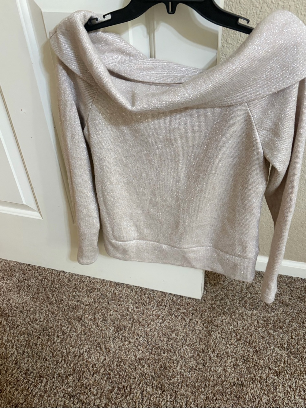 White House Black Market shimmer sweater
